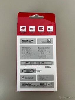 Axagon HMC-5G2 Speedster USB-C HUB 5v1 – nový, nerozbalený - 3