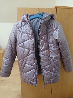 Dětská zimní bunda s kapucí vel. 152 - 3