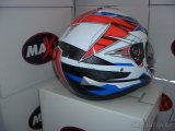Integrální přilba Maxx Tricolor se sluneční clonou -VÝPRODEJ - 3