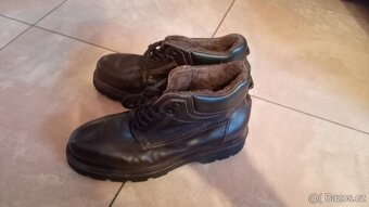 Zimní kožená obuv, vel. 45 - 3