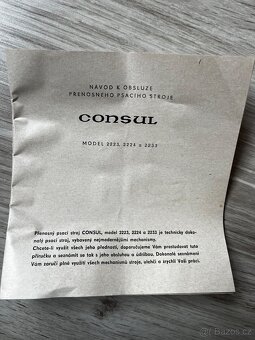 Psací stroj Consul model 2223, 2224 a 2233 - 3