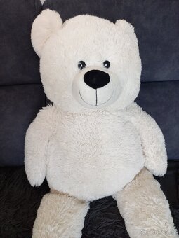 Velký plyšový medvěd bílý - 3