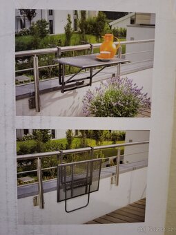 Závěsný stolek na balkon - 3