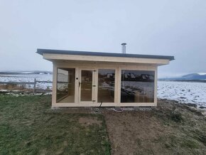 Exterierová fínska sauna s odpočivarňou - 3