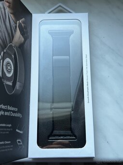 UNIQ Dante ocelový řemínek Apple Watch 46/45/44/42mm grafit - 3