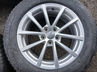 Prodám sadu Orig ALU kol Audi 225/60R17 zimní - 3