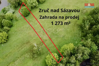 Prodej zahrady, 1273 m², Zruč nad Sázavou - 3