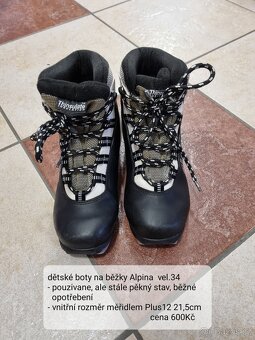 Dětské boty na běžky Alpina vel.34 - 3