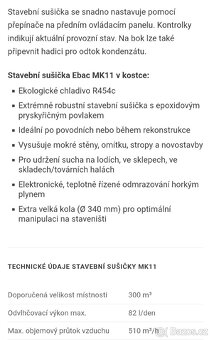 Průmyslový vysoušeč budov EBAC MK11 - 3