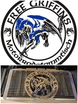 Kryt chladiče chopper Vlastní vzor, logo nejlepší ceny - 3