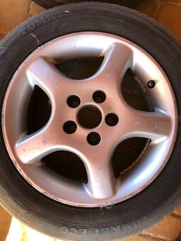 Alu Kola + pneu 165/70R14 - 3