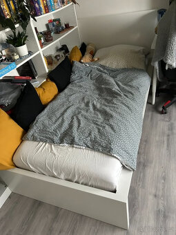 Prodám postel IKEA MALM 90×200 cm – včetně roštu - 3