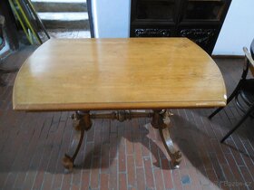Starožitný stůl historismus - 3