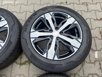4x al kola 5x108 + pneu letní 225/55 R18 - 3