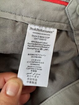 PÁNSKÉ KALHOTY zn. PEAK PERFORMANCE 31/32 - 3