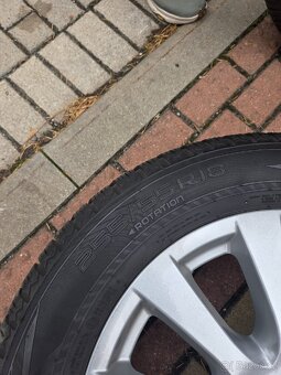 Originální alu Mercedes R18 255/55 zimni kola - 3