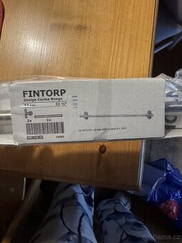 3x IKEA kovová tyčka s háčky 10ks, FINTORP, 402.138.39 - 3