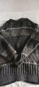 Pánský vlněný svetr vel L - 3