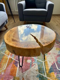 NOVÉ / Konferenční stolek z masivu - 3