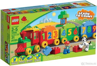 Lego Duplo vláček - 3 sety + tunel z 3d tiskárny - 3