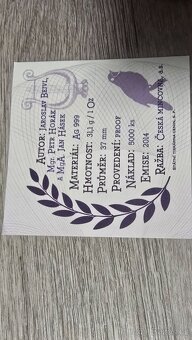 stříbrná investiční mince Karel Gott  1oz - 3