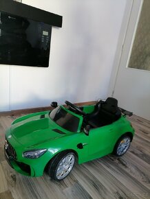 mamido Elektrické autíčko Mercedes GTR-S zelené - 3