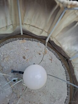 Stojací lampa s kovanou nohou výška 120cm - 3