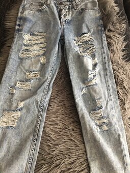 Trhané džíny zn.Topshop vel.W26(XS) - 3