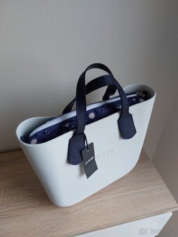Obag white navy blue night mini - 3