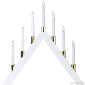 Elektrický sedmiramenný svícen Halla White - 3