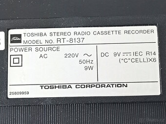 Rádio přenosné Toshiba - 3