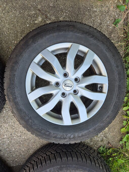 Prodám DUSTER disk CMS C22 silver, 6.5J R16 ET50+zimní pneu - 3