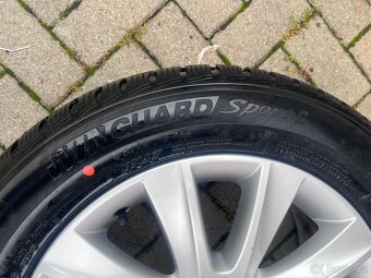 Alu Kola VW 5x112 r17 et43, Zimni Pneu 235/55/17. - 3