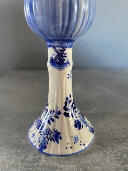 Holandský ručně malovaný svícen – Delft Blue - 3