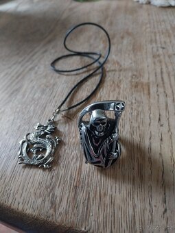 Prsten s lebkou a přívěsek draka - 3