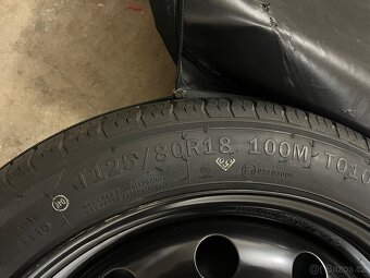 Prodám nové nepoužité dojezdové kolo vč.heveru a gola klíče - 3