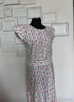 Bavlněné šaty s kotvami - 3