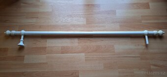 Bílá garnýž 120 cm - 3