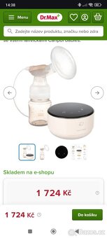 Elektrická odsávačka mateřského mléka - 3