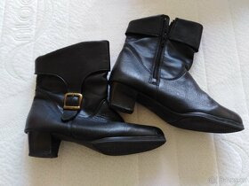 dámské kožené kozačky - 3