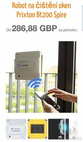 Robotický čistič oken Prixton BT200 Spire,LED Lustr na DO - 3