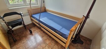 Elektrická polohovací postel s matrací - 3
