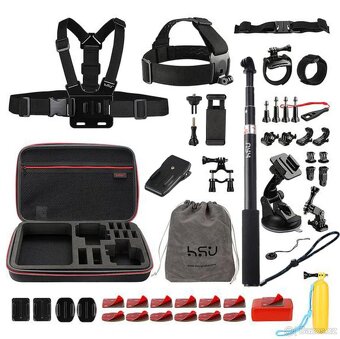 GoPro Hero10 + 2xbaterie + charger + megapack příslušenství - 3