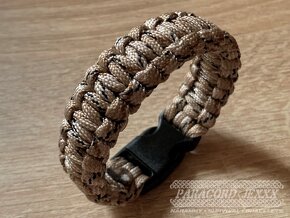 PARACORD náramek (19 cm) Desert Camo - 3