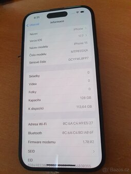 iPhone 15 128GB 99% - 3