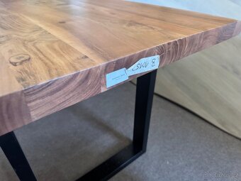 Luxusní NOVÝ Jídelní stůl Edge 140×90 XL akácie - 3