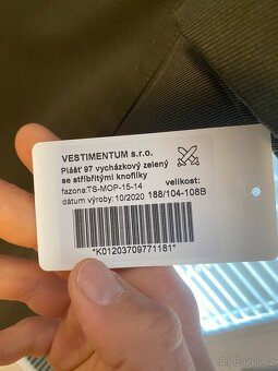 vojenská košile ačr vz. 95 - 3