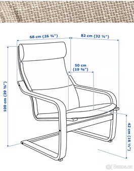 Křeslo Poang IKEA - 3