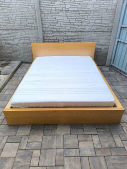 Prodám manželskou postel + Matrací 160cm x 200cm - 3