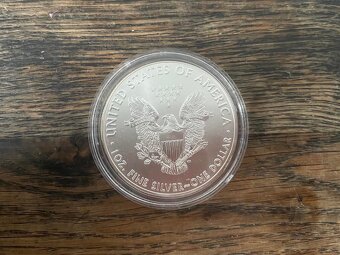 American Eagle 1 Oz (2020) 2x stříbrná mince - 3
